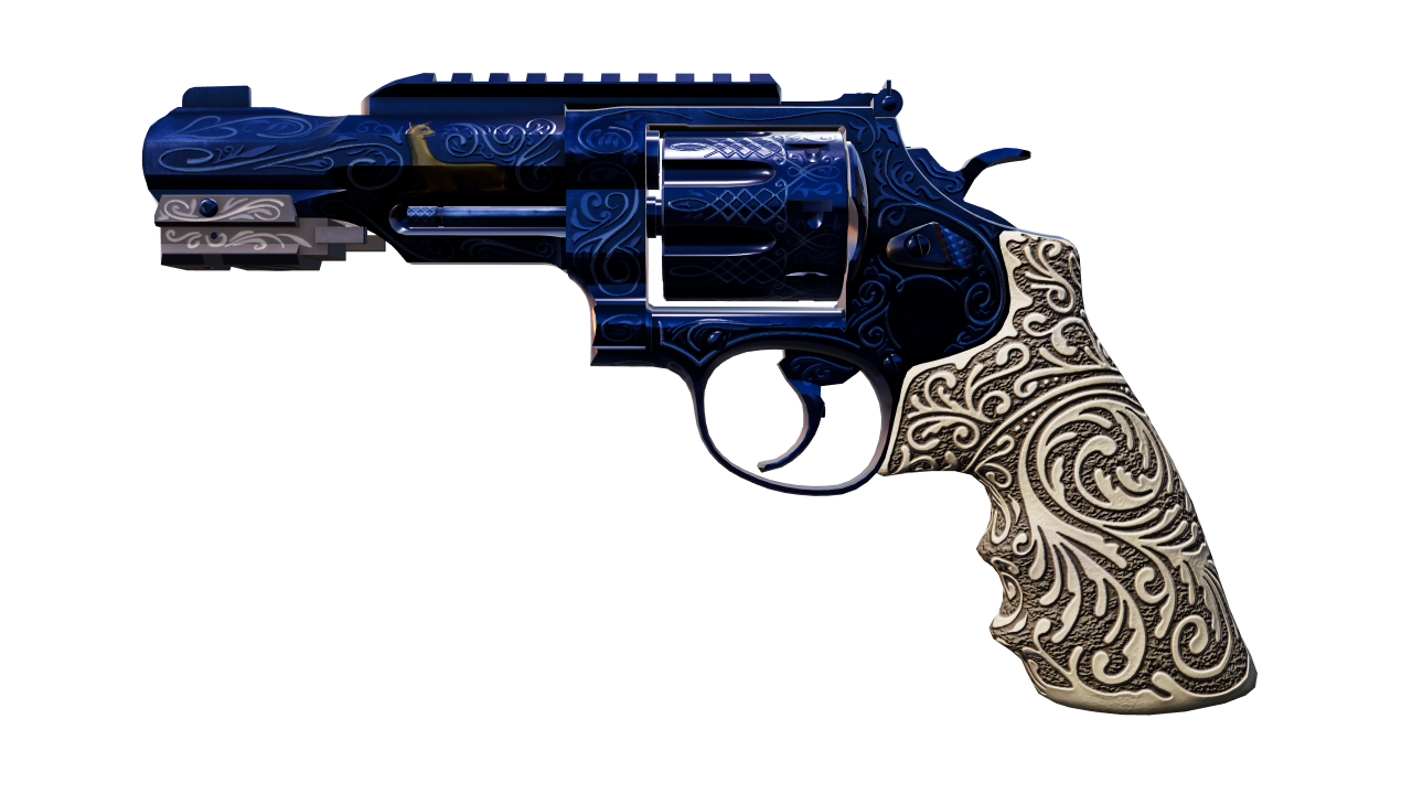 Front view of R8 Revolver | Llama Cannon