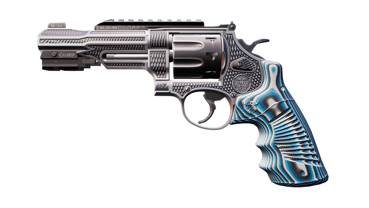 Front view of R8 Revolver | Grip
