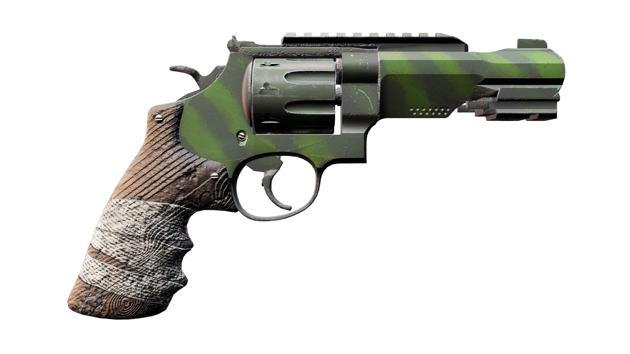 Back view of R8 Revolver | Survivalist