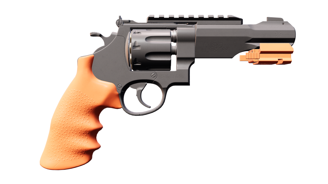 Back view of R8 Revolver | Nitro