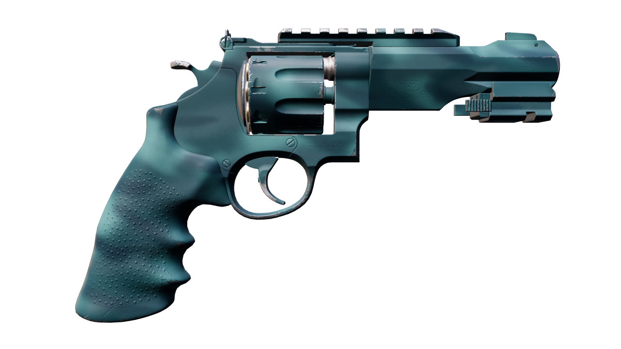 Back view of R8 Revolver | Canal Spray