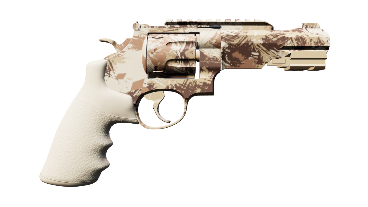 Back view of R8 Revolver | Desert Brush