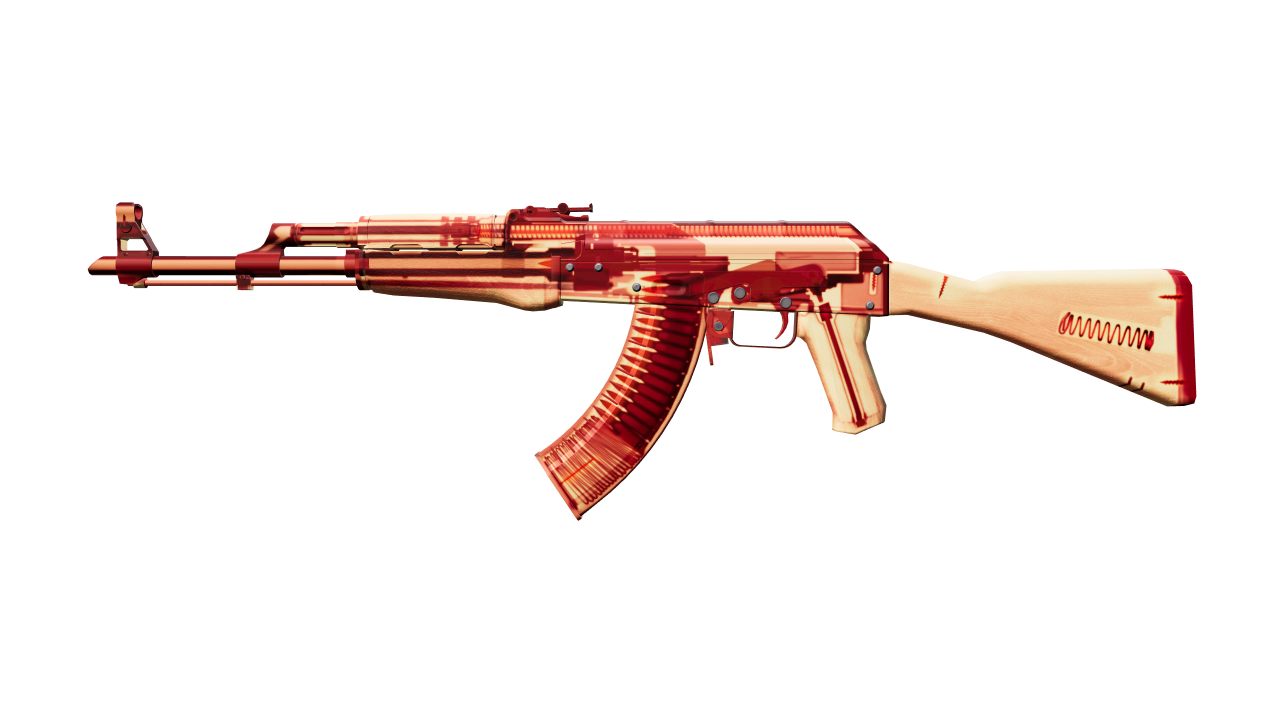 Front view of AK-47 | X-Ray