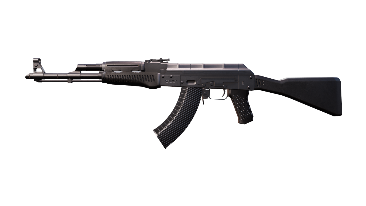 Front view of AK-47 | Slate