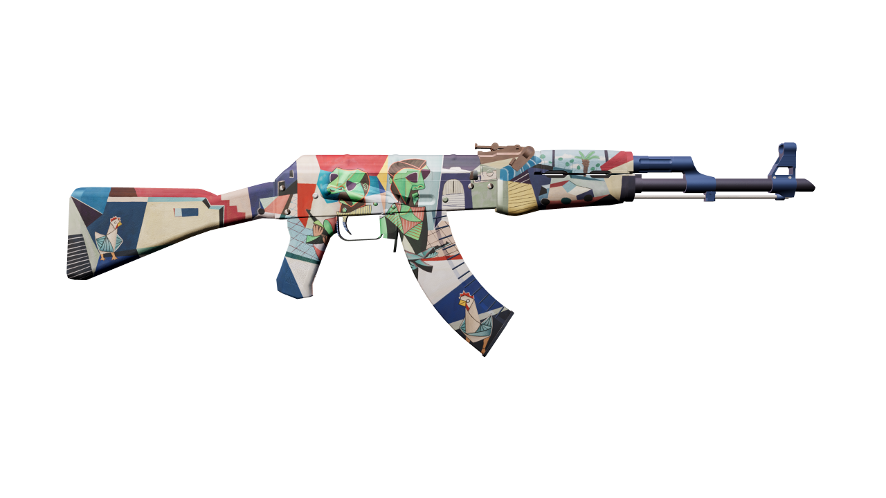Back view of AK-47 | Leet Museo