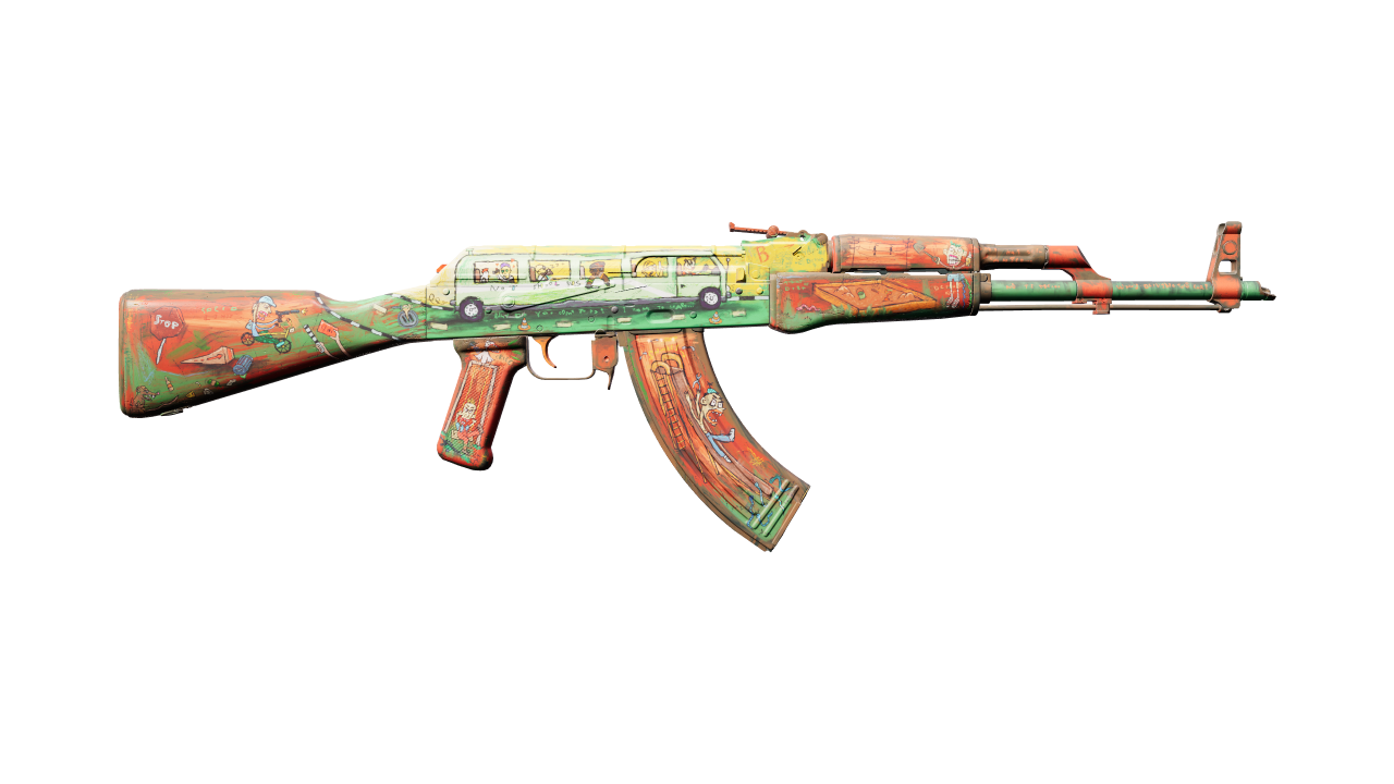 Back view of AK-47 | The Outsiders