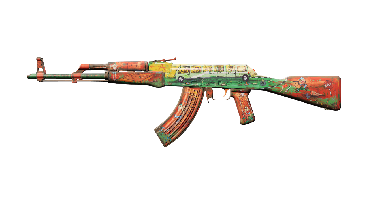 Front view of AK-47 | The Outsiders