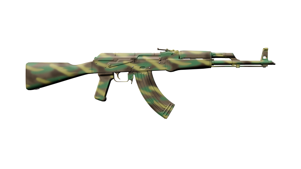 Back view of AK-47 | Jungle Spray