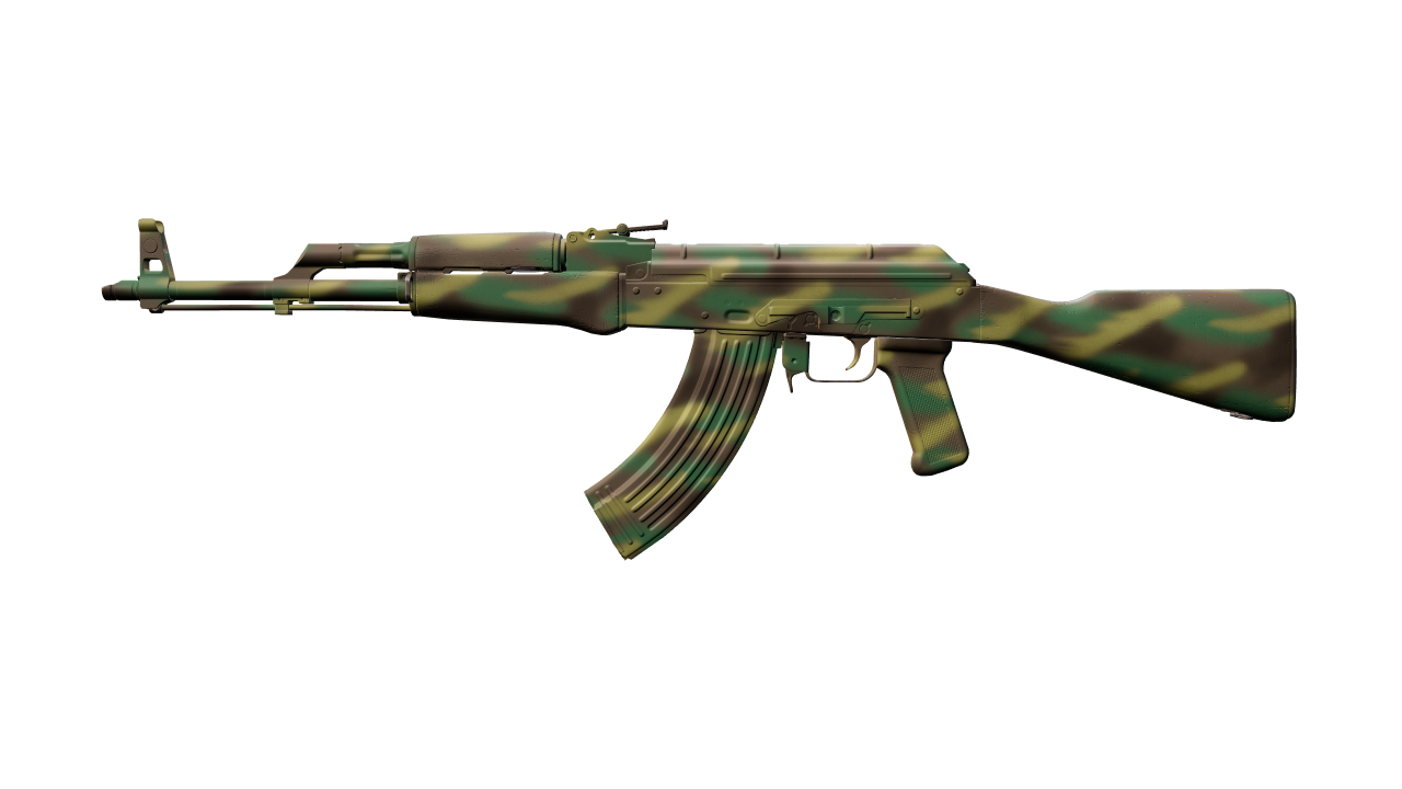 Front view of AK-47 | Jungle Spray