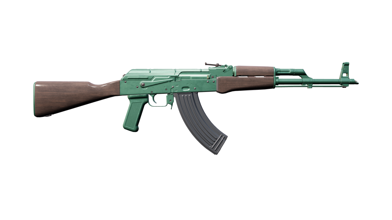 Back view of AK-47 | Wintergreen
