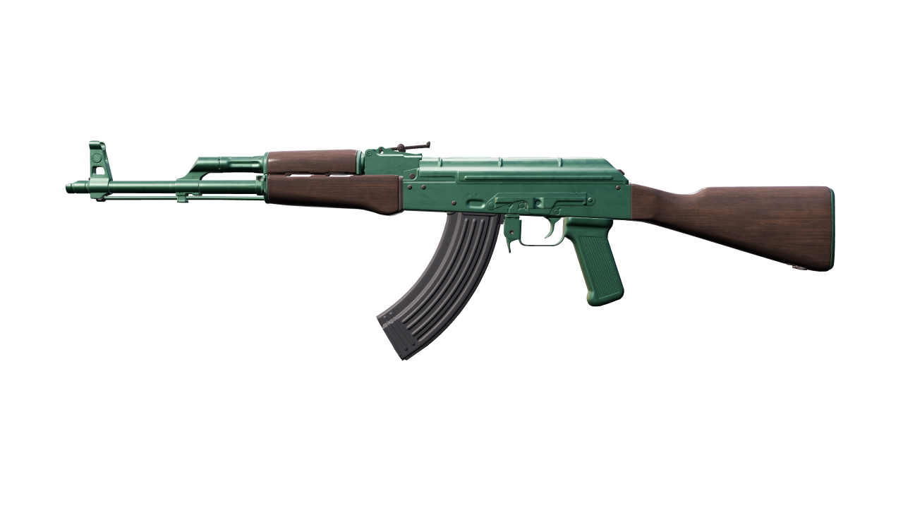Front view of AK-47 | Wintergreen