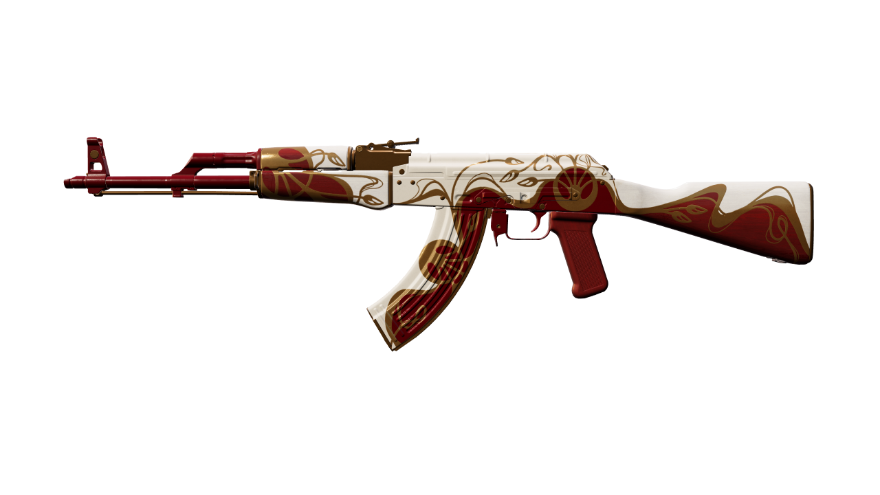 Front view of AK-47 | Nouveau Rouge