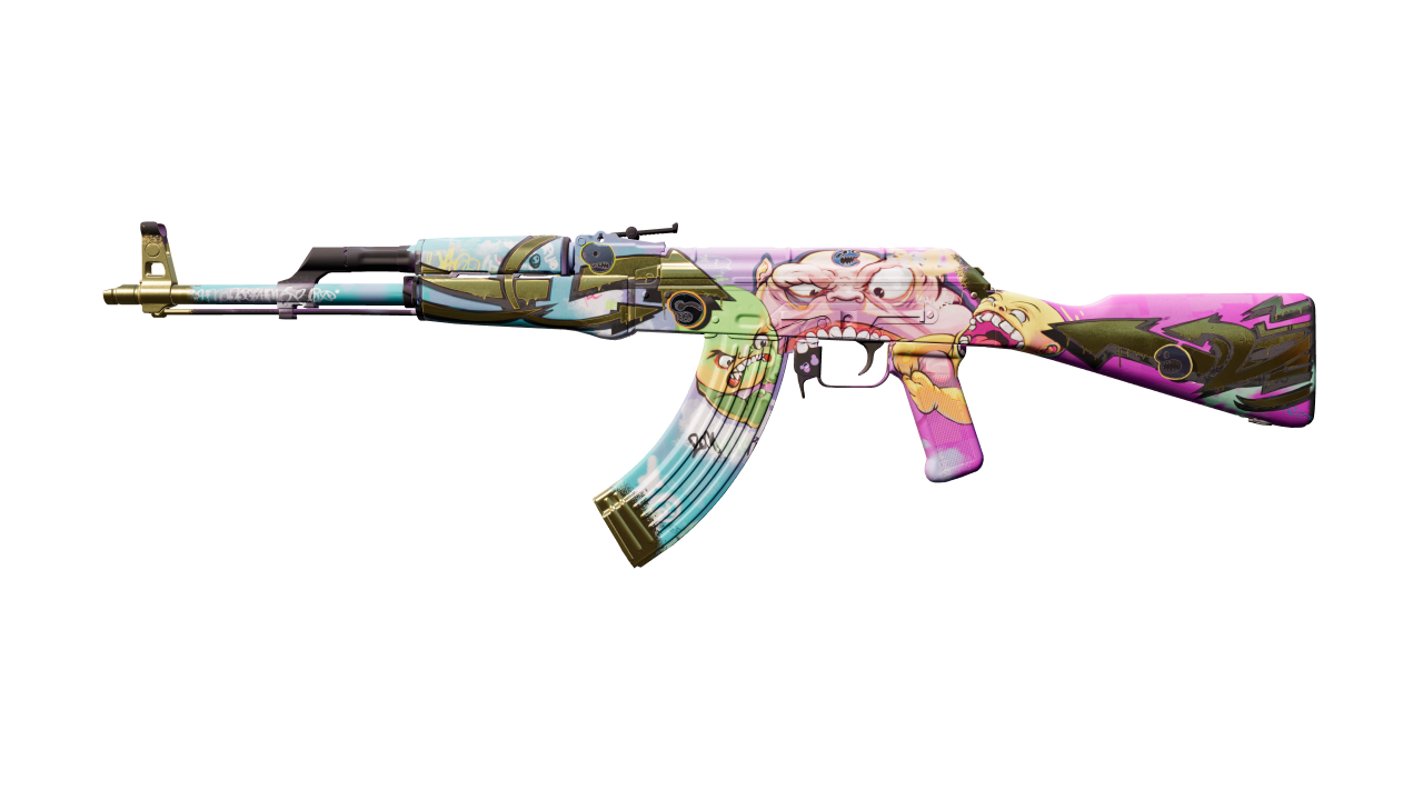 Front view of AK-47 | B the Monster