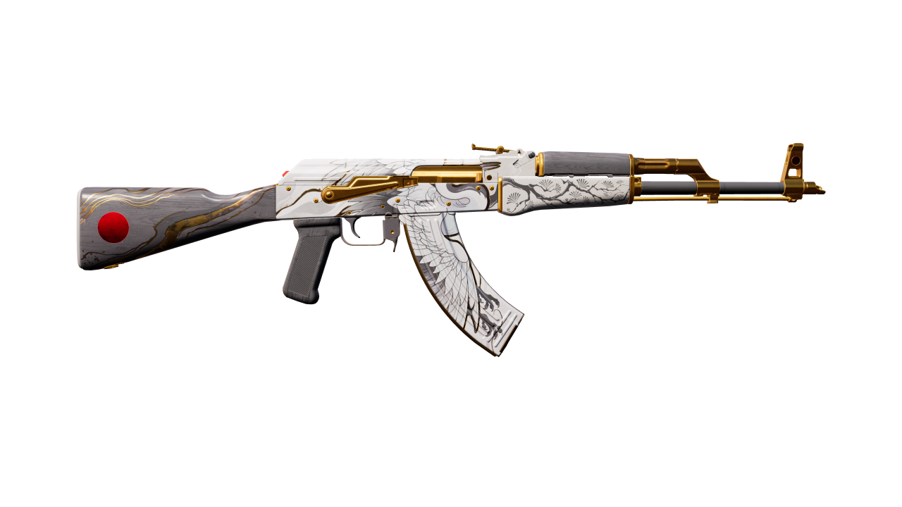 Back view of AK-47 | Crane Flight