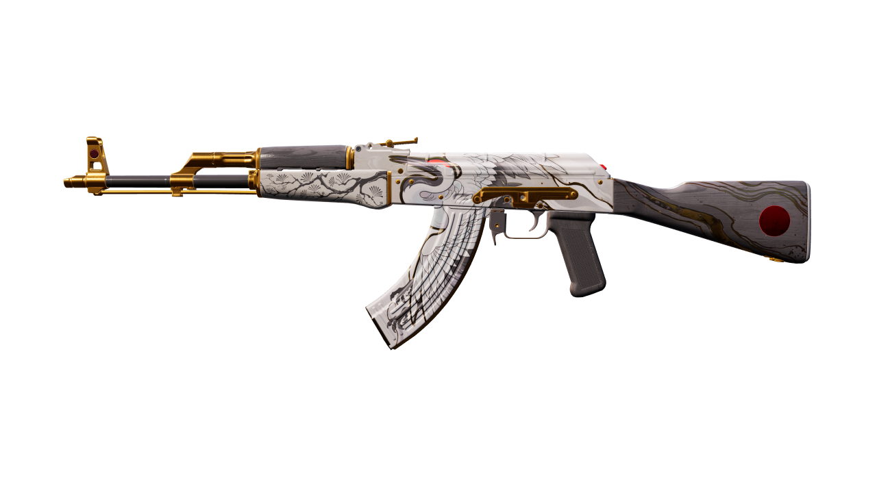 Front view of AK-47 | Crane Flight