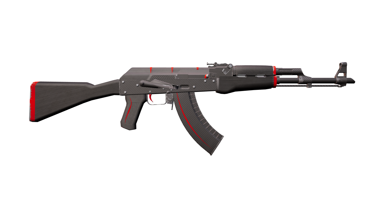 Back view of AK-47 | Redline