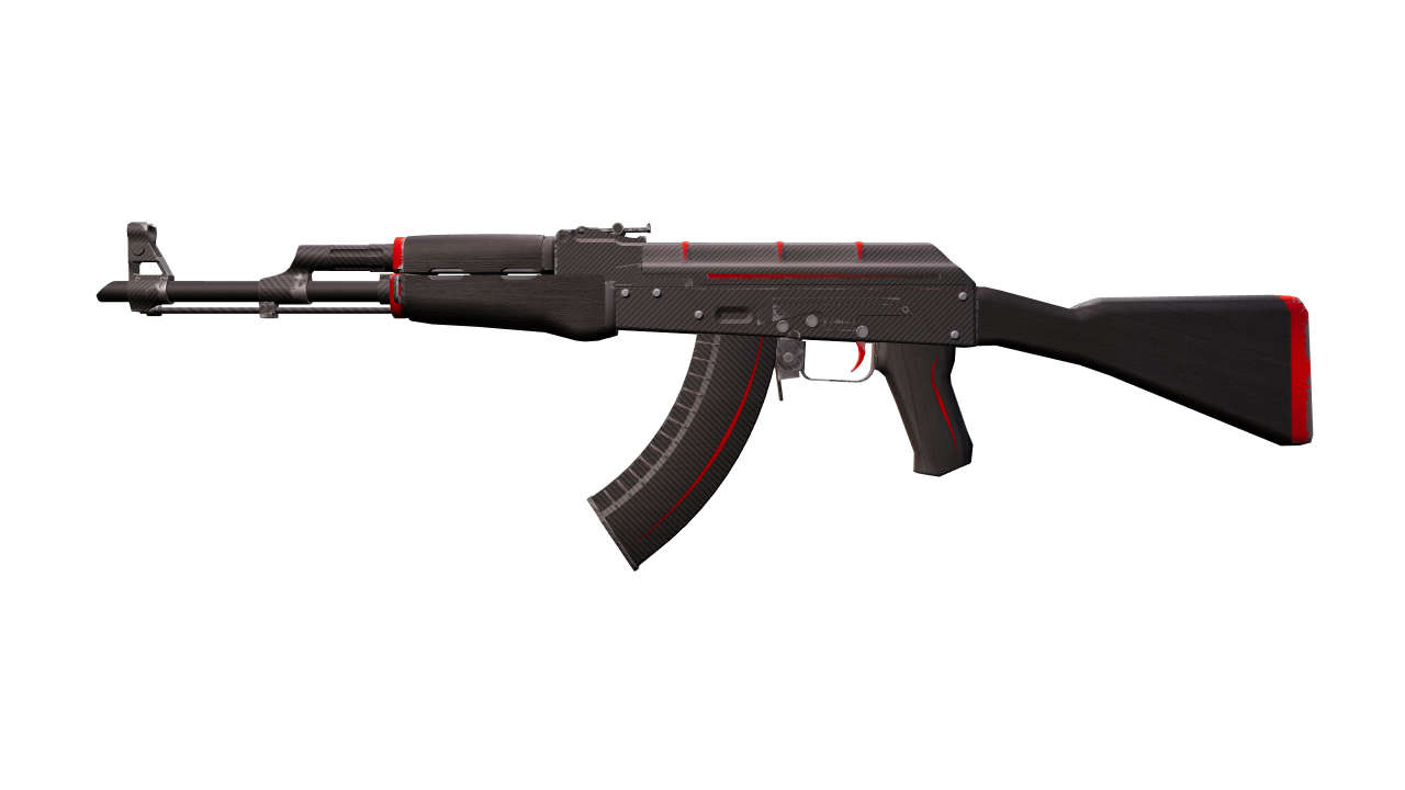 Front view of AK-47 | Redline