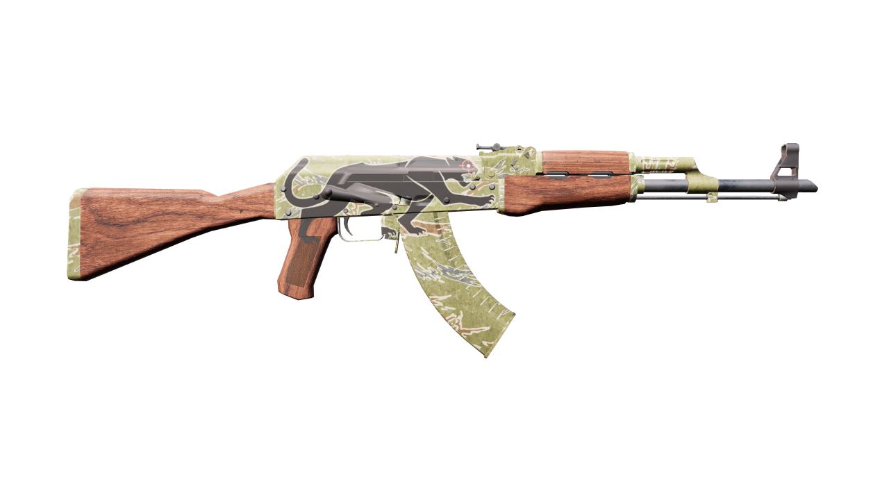 Back view of AK-47 | Jaguar