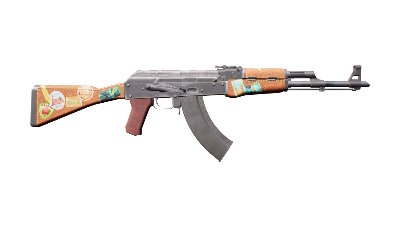 Back view of AK-47 | Jet Set