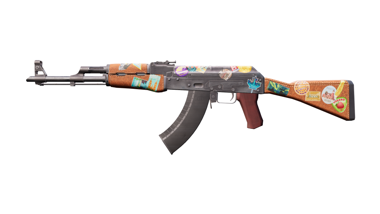 Front view of AK-47 | Jet Set