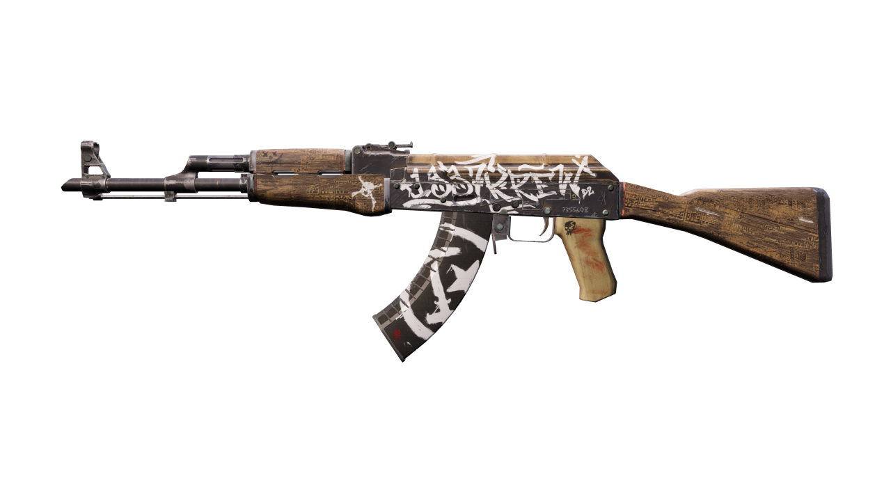 Front view of AK-47 | Wasteland Rebel