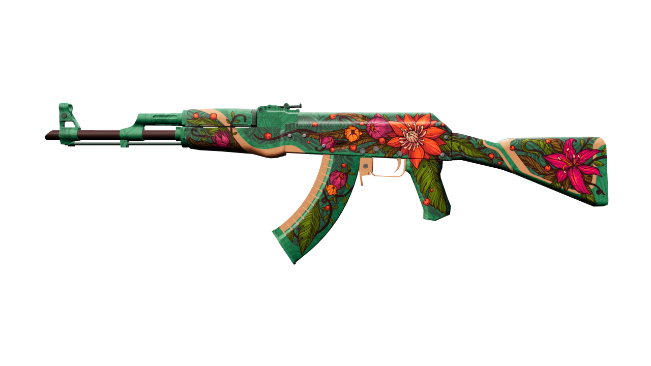 Front view of AK-47 | Wild Lotus