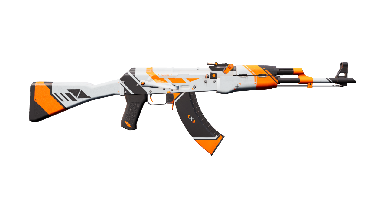 Back view of AK-47 | Asiimov
