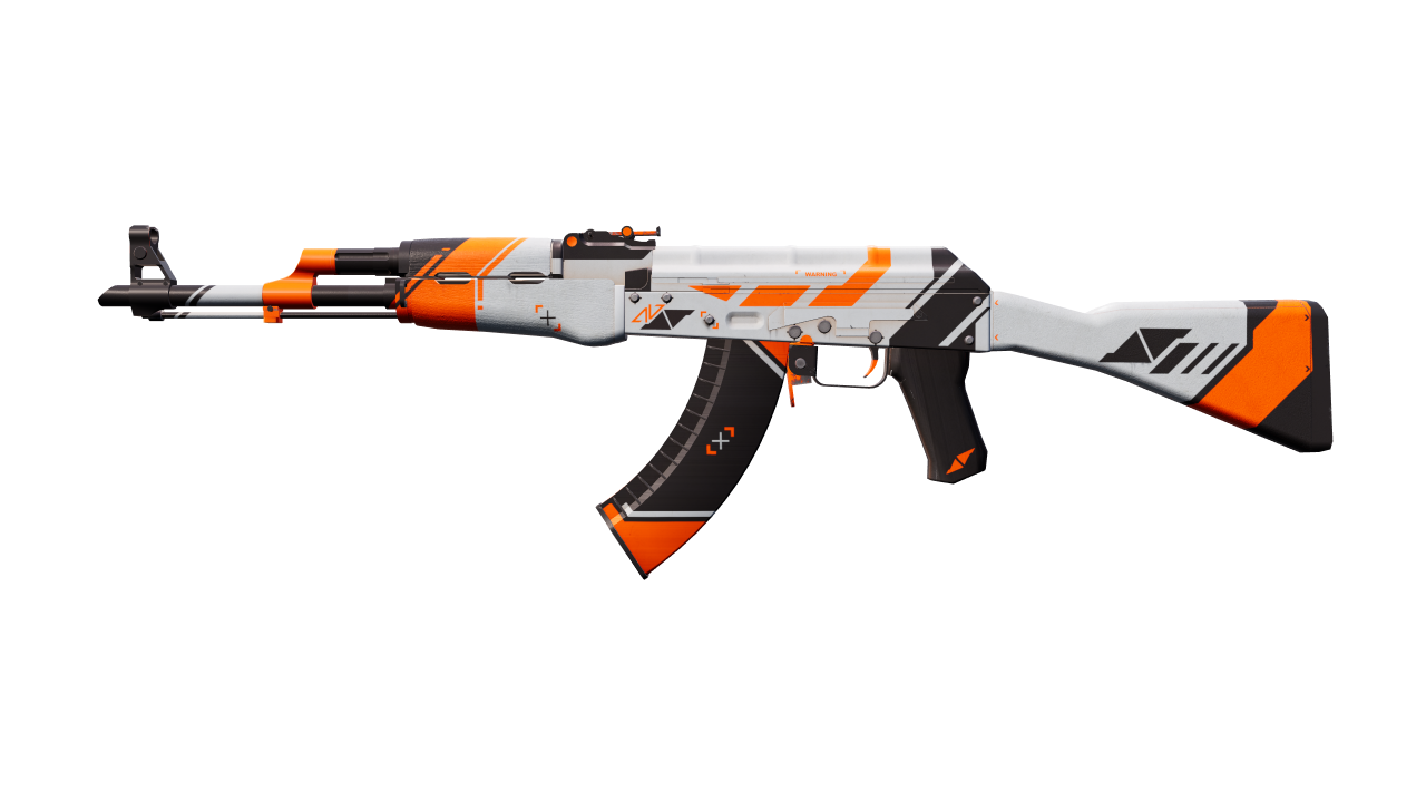 Front view of AK-47 | Asiimov