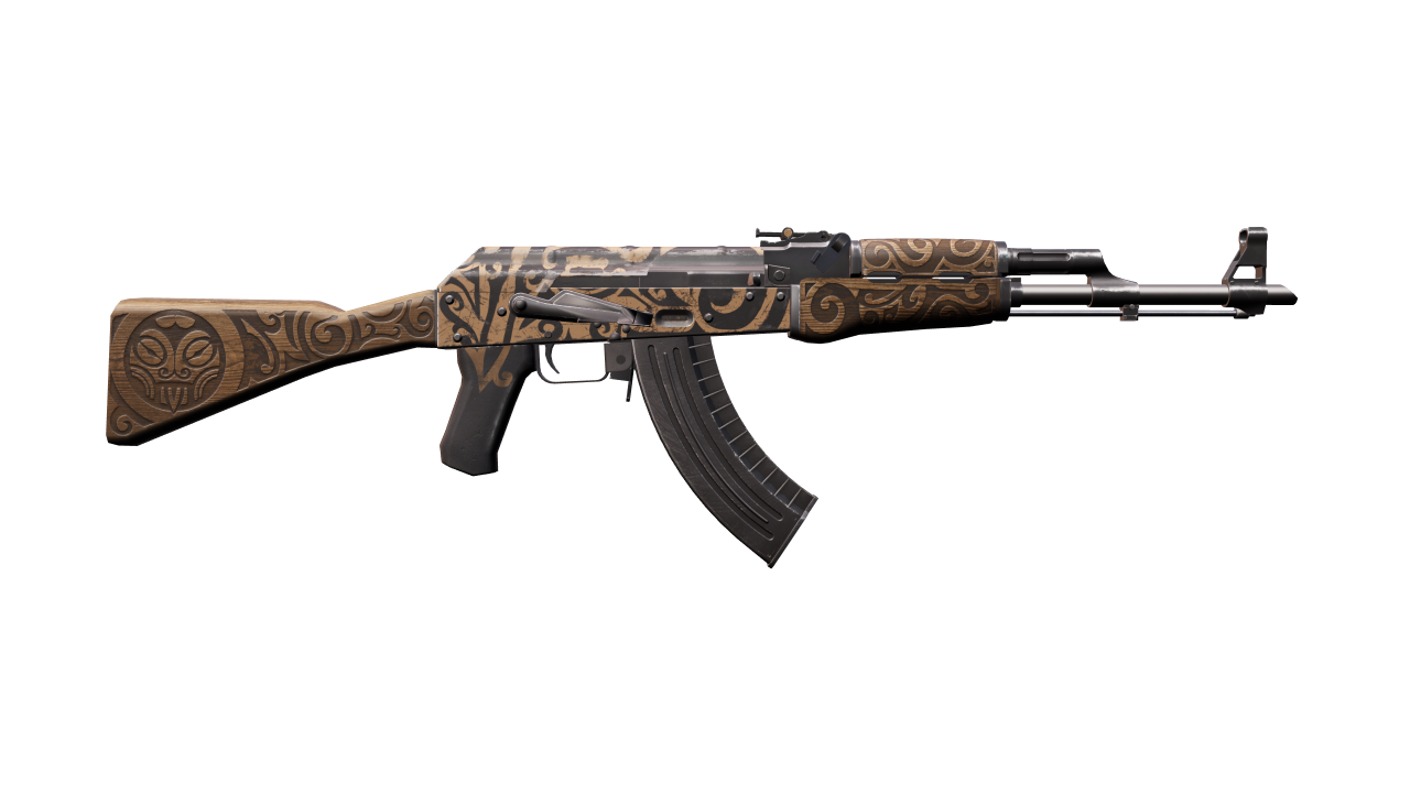 Back view of AK-47 | Uncharted