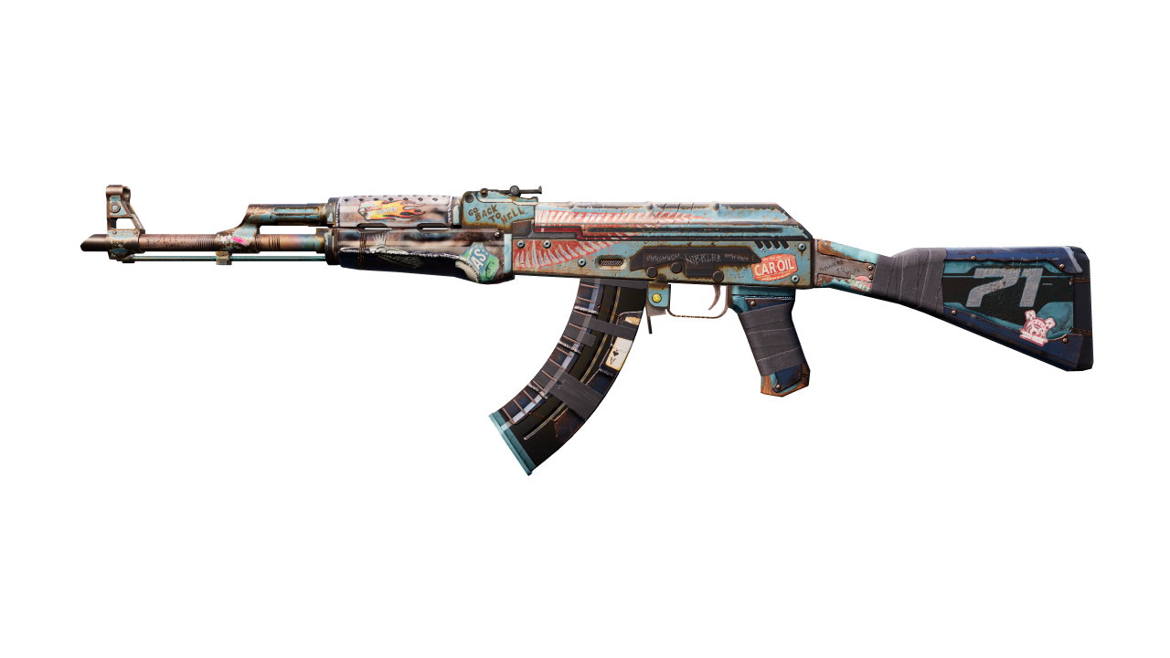 Front view of AK-47 | Rat Rod