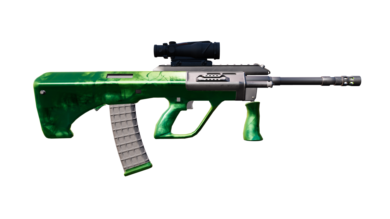 Back view of AUG | Carved Jade