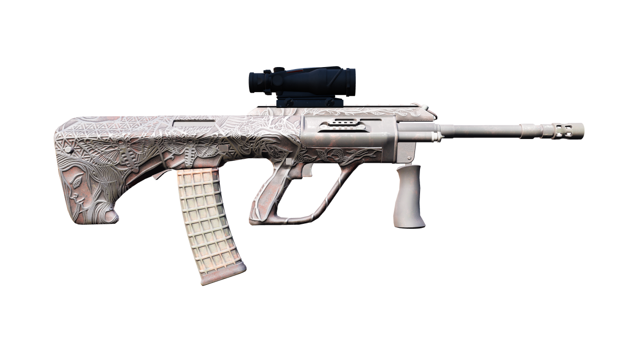 Back view of AUG | Plague