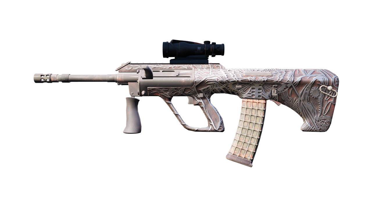 Front view of AUG | Plague