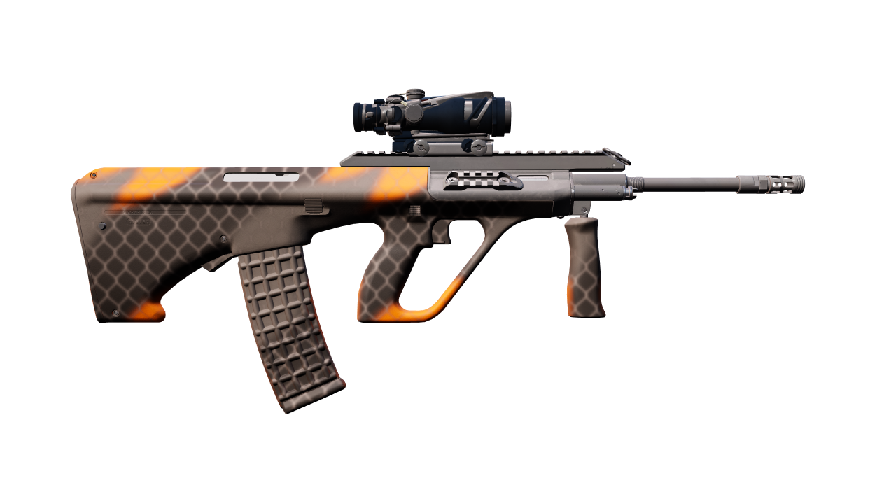 Back view of AUG | Condemned