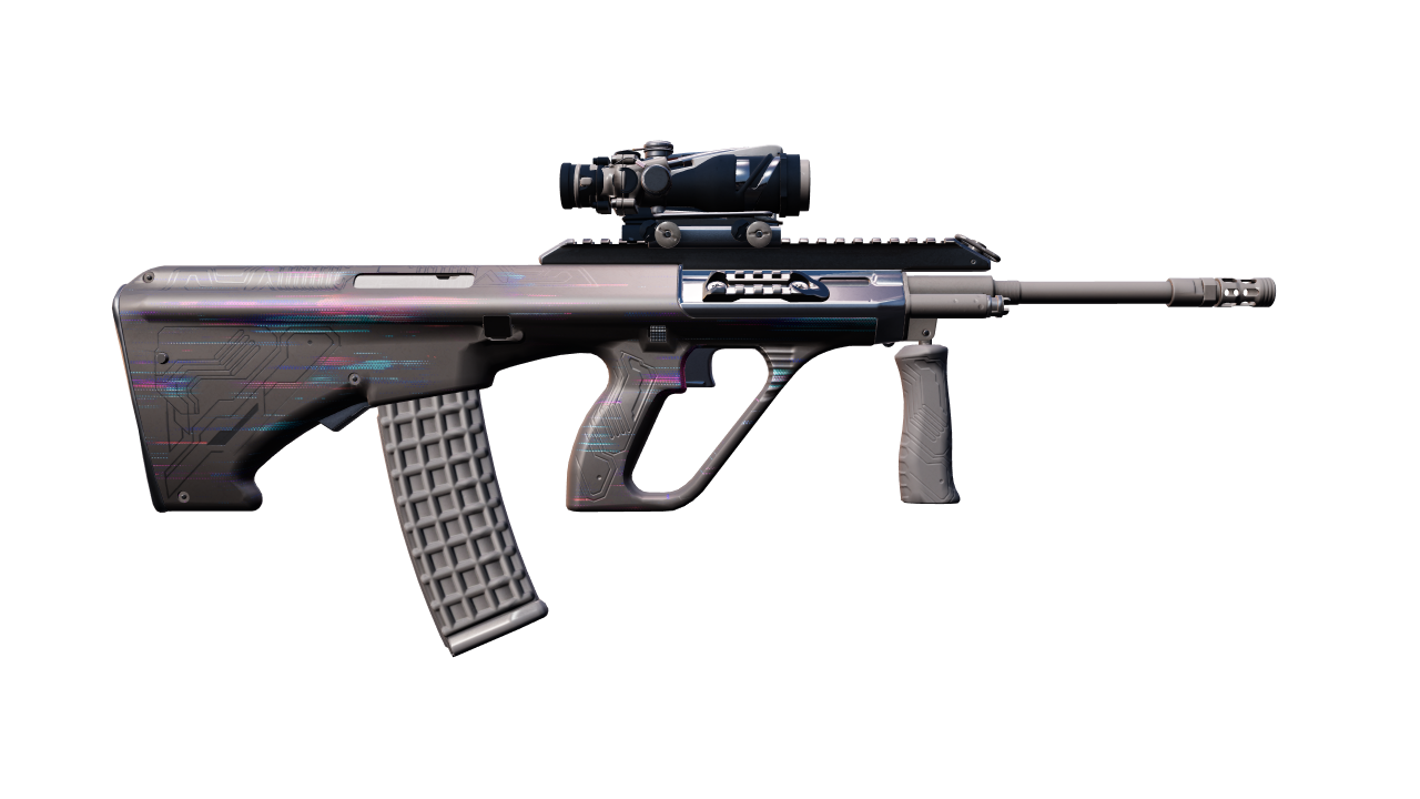 Back view of AUG | Signal Scanner