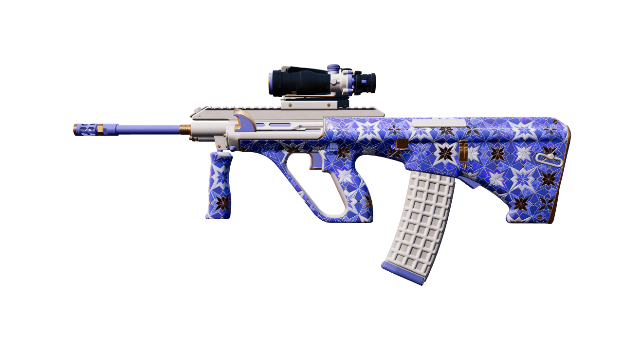 Front view of AUG | Lapis Lazuli
