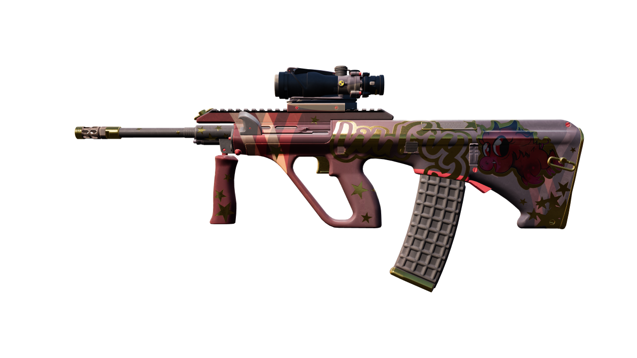 Front view of AUG | Lil' Pig