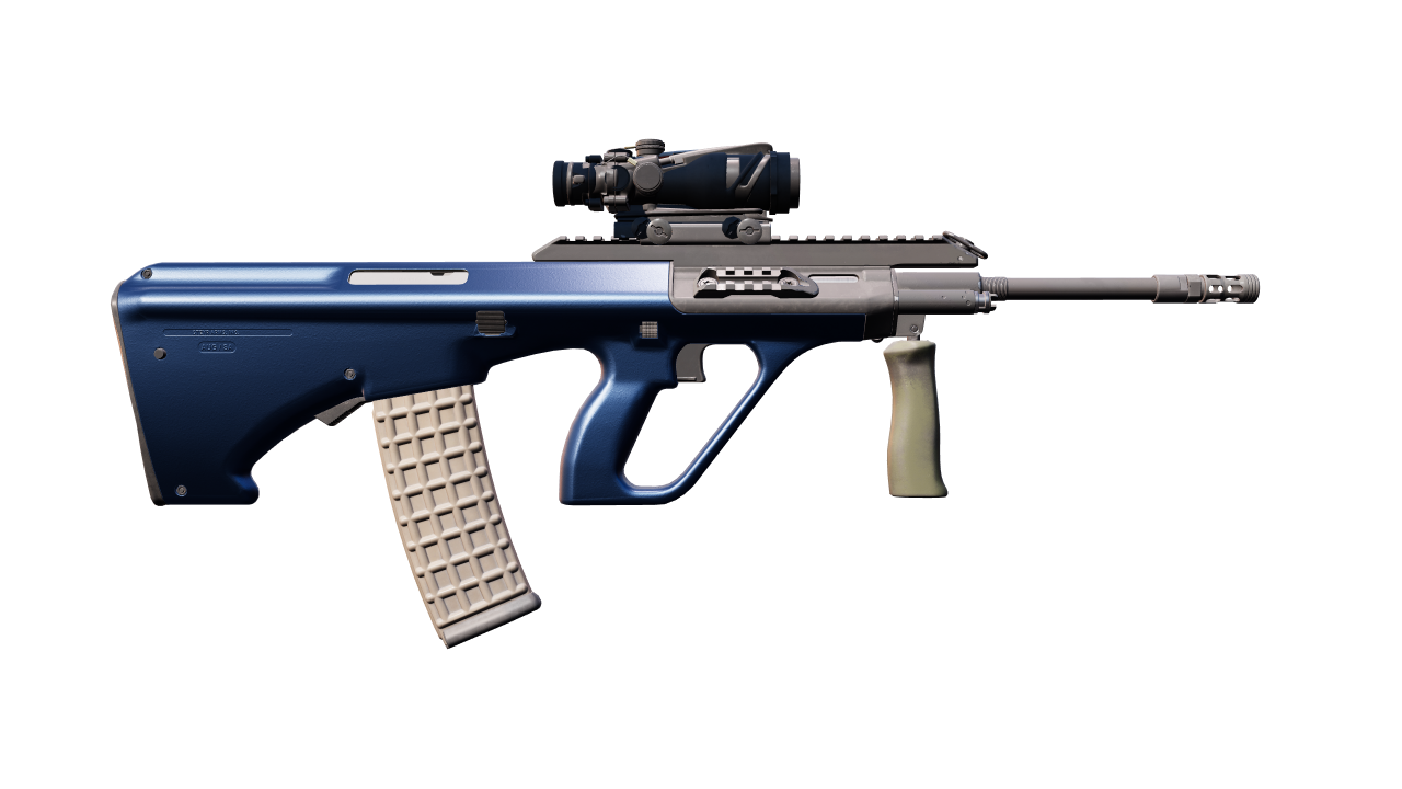 Back view of AUG | Anodized Navy