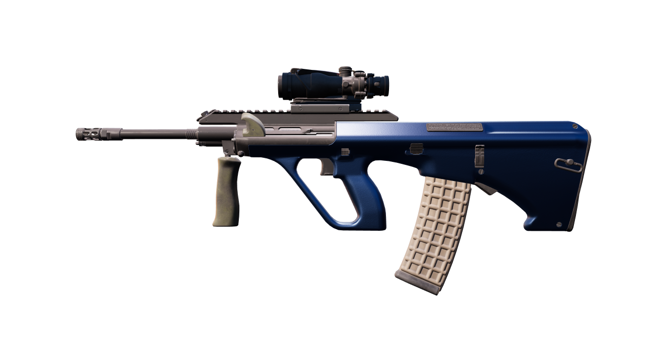 Front view of AUG | Anodized Navy