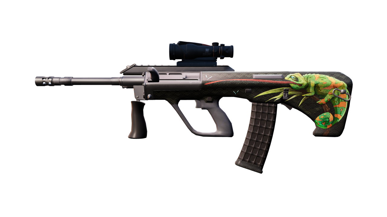 Front view of AUG | Chameleon