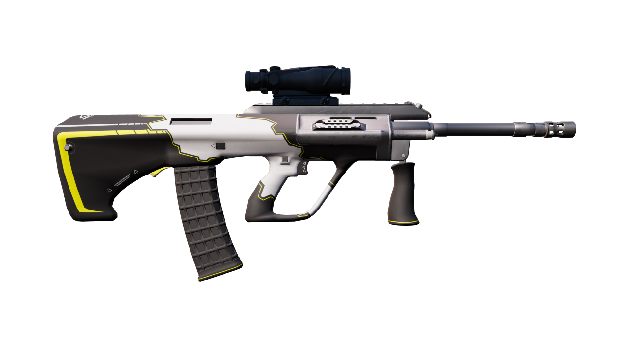 Back view of AUG | Torque