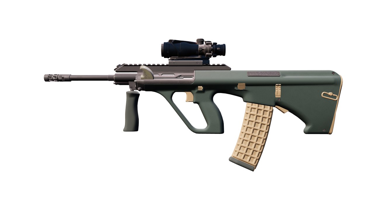 Front view of AUG | Contractor