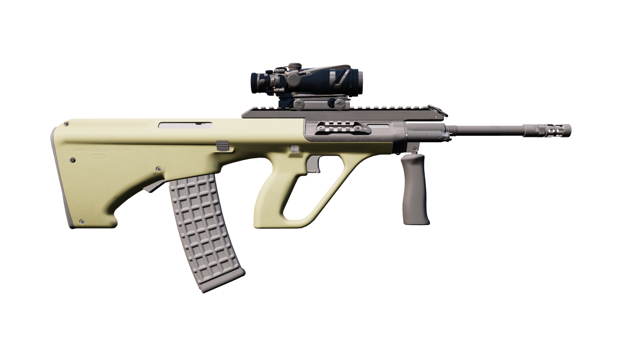Back view of AUG | Colony