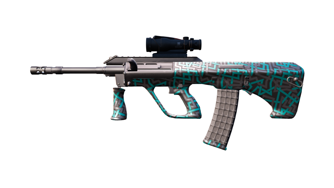 Front view of AUG | Ricochet
