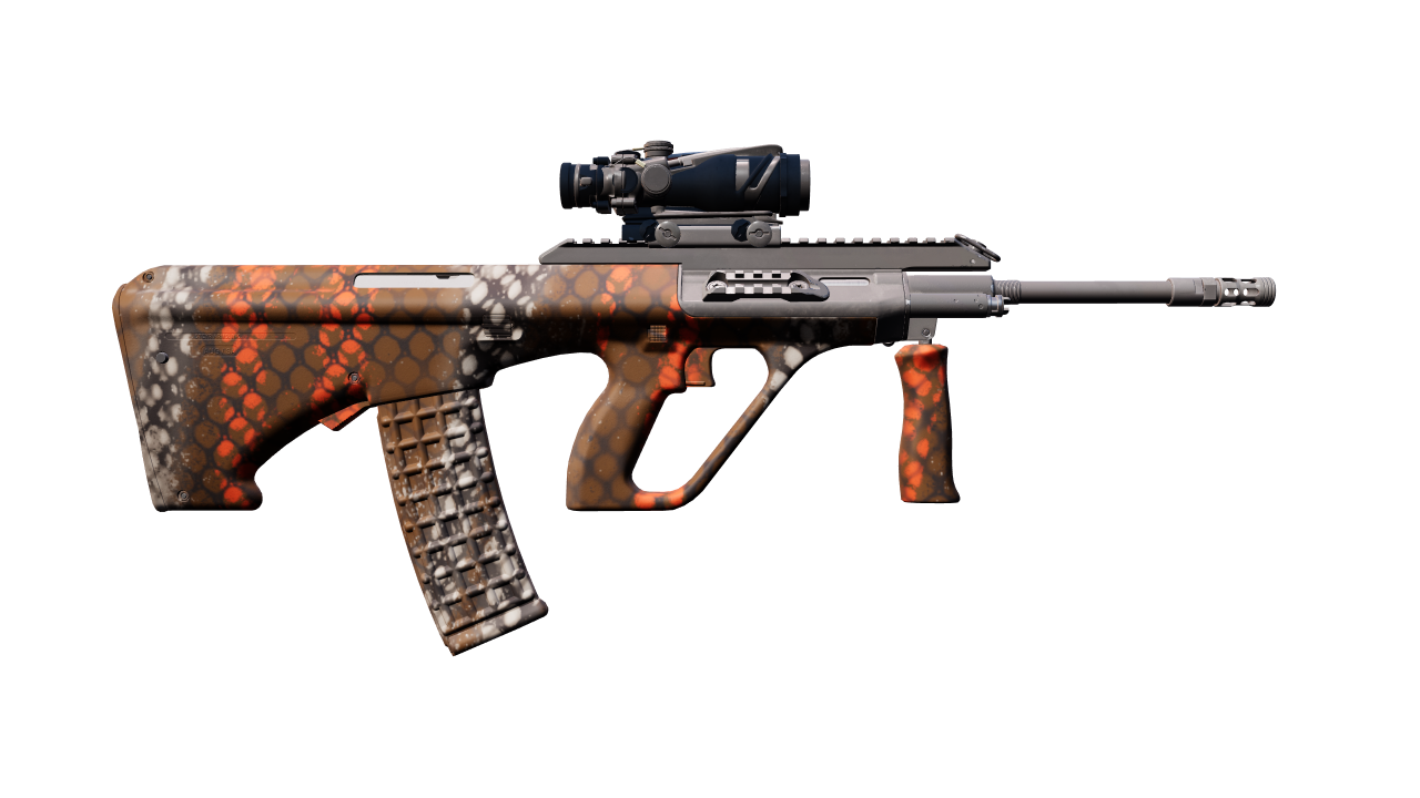 Back view of AUG | Sweeper