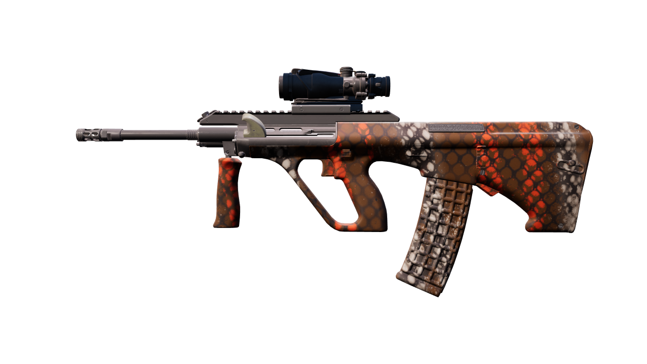 Front view of AUG | Sweeper
