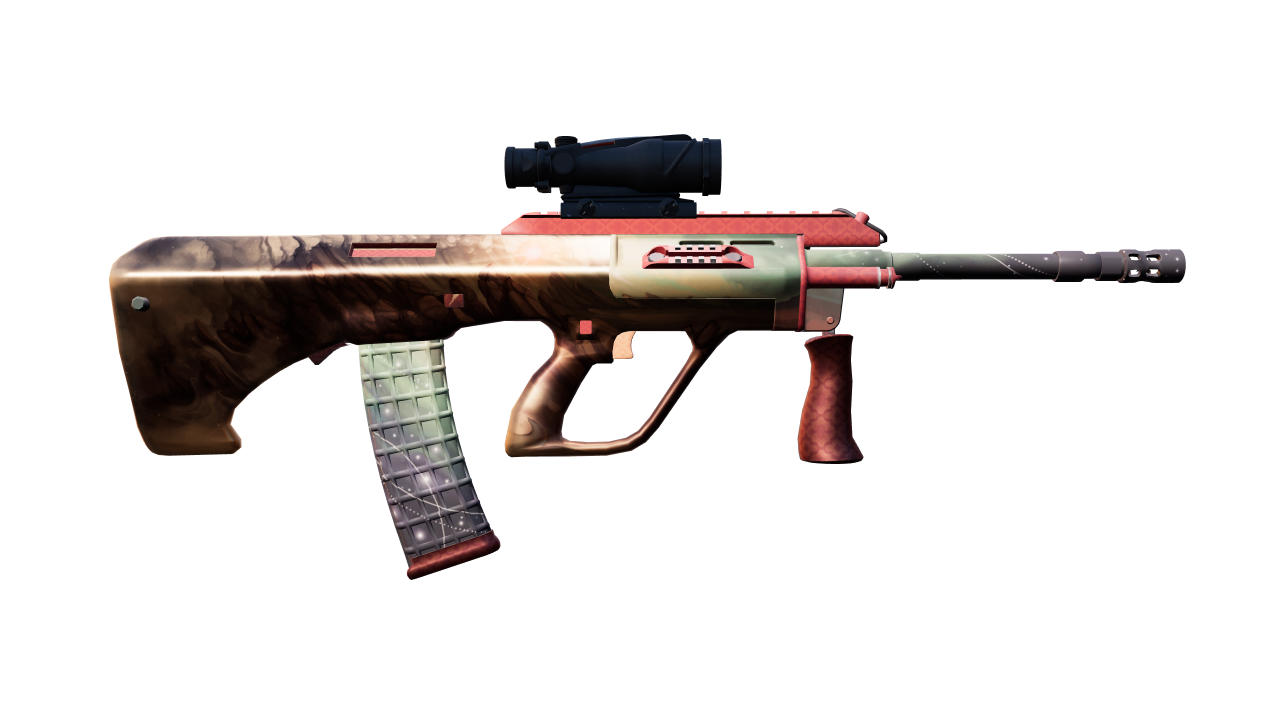 Back view of AUG | Sand Storm
