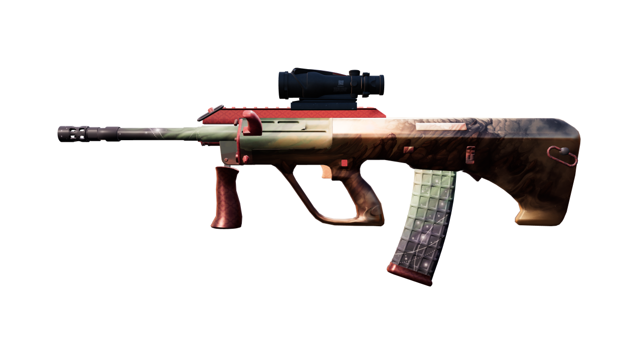 Front view of AUG | Sand Storm