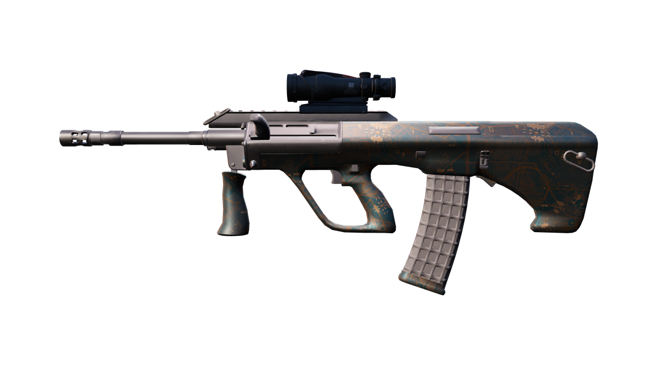 Front view of AUG | Surveillance