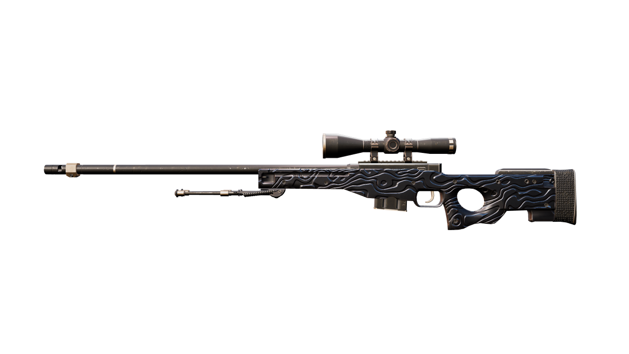 Front view of AWP | Black Nile